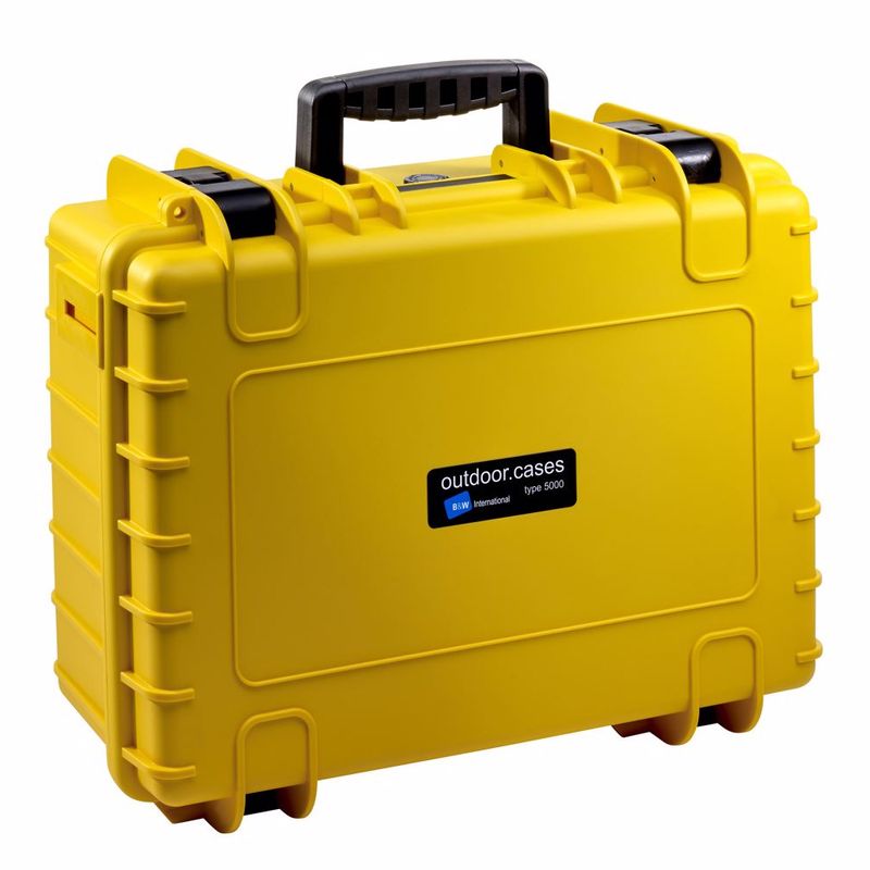 BW Outdoor Cases Type 5000 (gul) m/ skuminnlegg