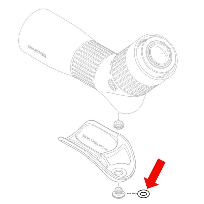 Hovedbilde Swarovski o-ring for ATC bunnplate