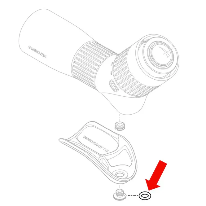 Hovedbilde Swarovski o-ring for ATC bunnplate